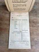 John M. Brant Co. Thersherman's Account Book