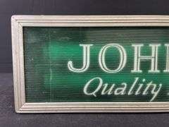 John Deere Quality Farm Equipment Lighted Sign