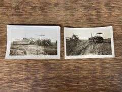 (2) Tractor + Combine Photos
