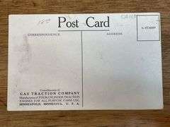 Gas Traction Co. Big 4 Tractor Postcard
