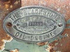 Blackstone Oil Engine