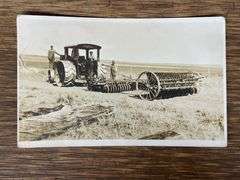 Rumely Gas Pull Tractor Photo Postcard