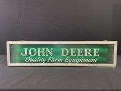 John Deere Quality Farm Equipment Lighted Sign