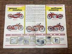 Indian Motorcycles Sales Literature