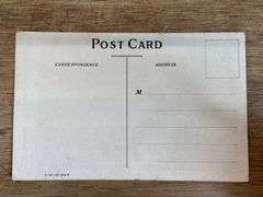 Case Steam Engine Postcard