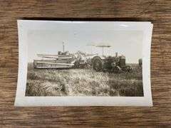 (2) Tractor + Combine Photos