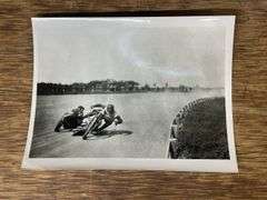 (2) Motorcycle Racing Photos