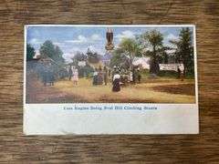 (2) Case Steam Engine Postcards