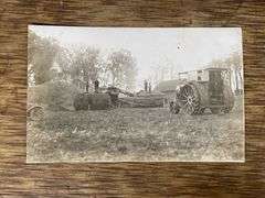 (2) Twin City Tractor Photo Postcards
