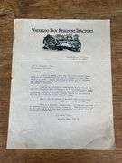 1917 Waterloo Boy Kerosene Tractors Letter