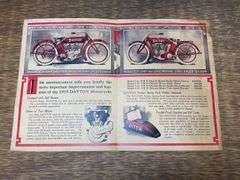 1915 Dayton Motorcycles Sales Literature