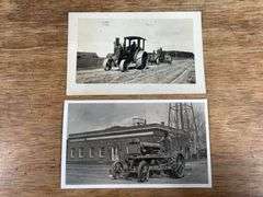 (2) Avery Tractor Photo + Postcard