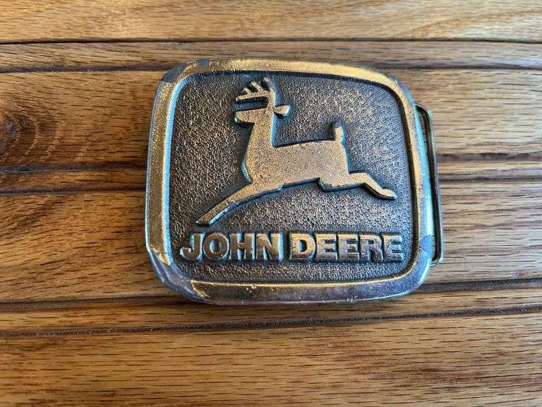 (3) John Deere Belt Buckles