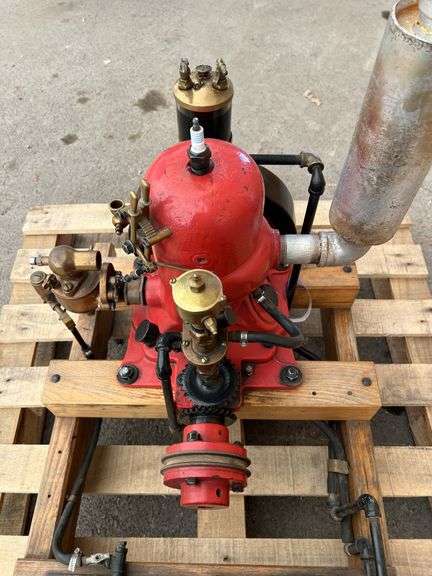 Single Cylinder Gray Marine Engine