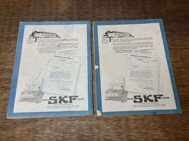 (2) 1921 Chilton Tractor Journal