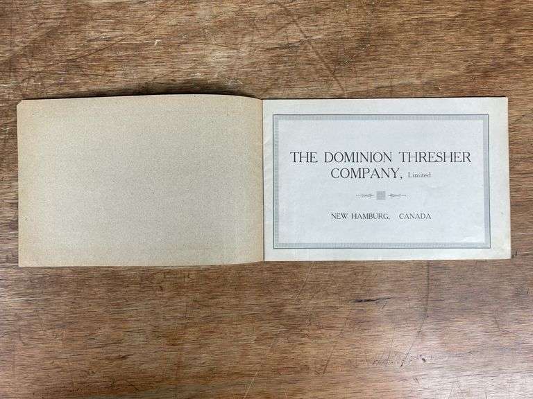 Canadian The Dominion Thresher Company Catalog