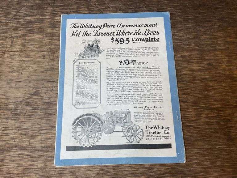 1922 Chilton Tractor Journal