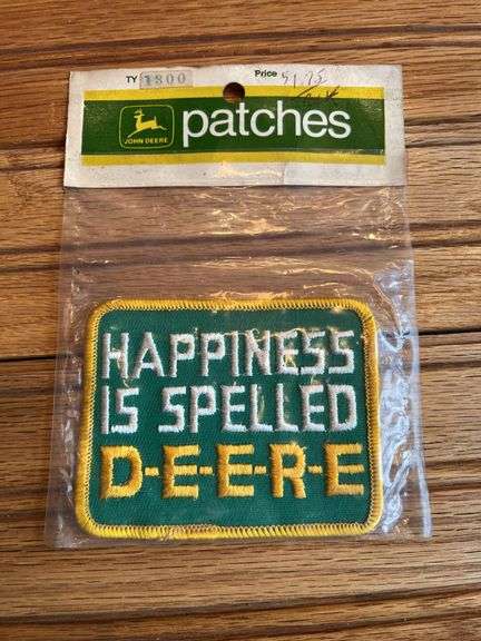 (3) John Deere Snowmobile Patches