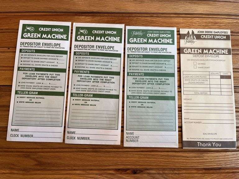 John Deere Envelopes
