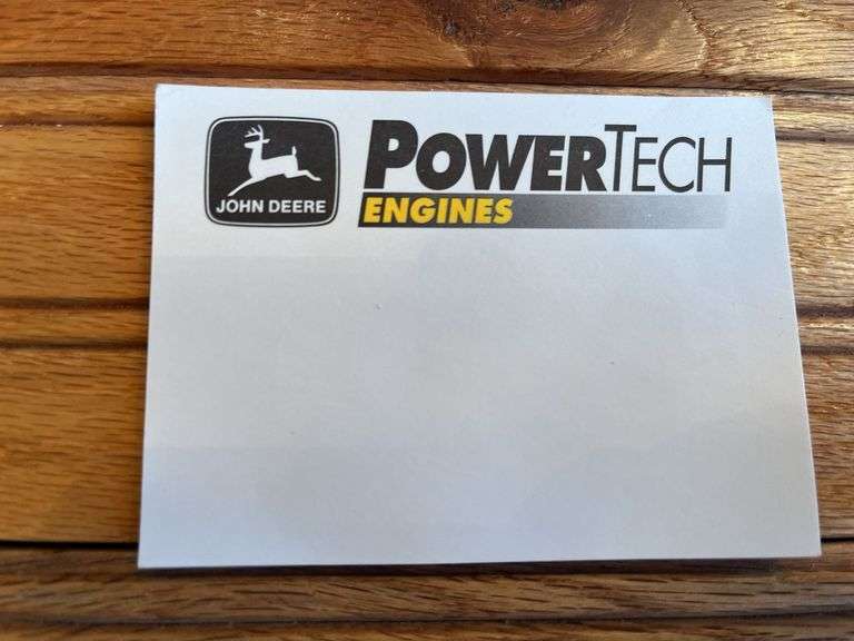 (6) John Deere Notepads + Pocket Calendars
