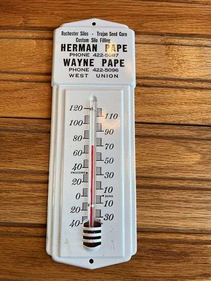 (2) Cargill Seeds + Trojan Seed Thermometers
