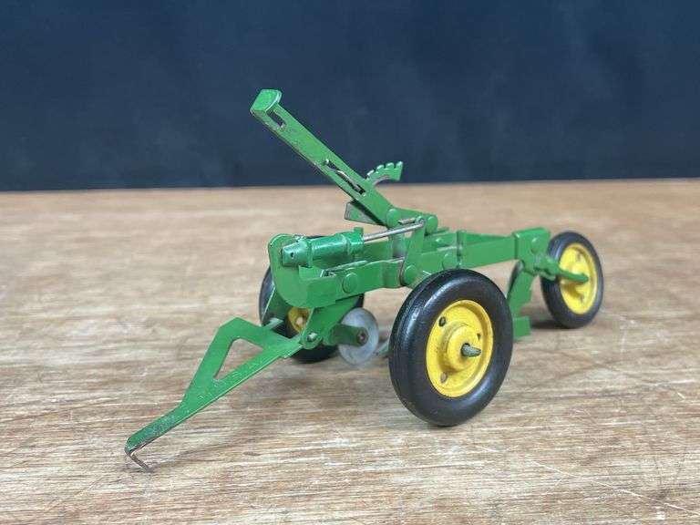 (3) 1/16 John Deere Disk, Plow, Spreader