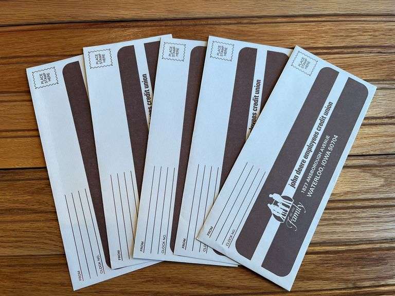 John Deere Envelopes