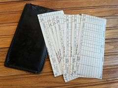 (3) John Deere Union Books + Time Cards