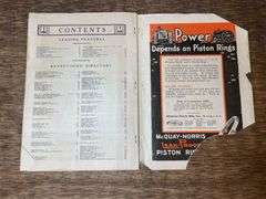 (2) 1917 Gas Review Magazines