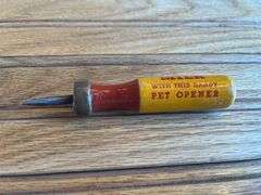 (2) Pet Milk Opener + Fairmont Creamery Ruler