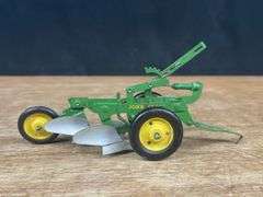 (3) 1/16 John Deere Disk, Plow, Spreader