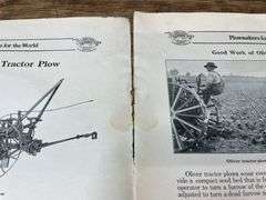 (3) Oliver Chilled Plow Works Sales Literature