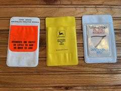 (3) John Deere Pocket Protectors