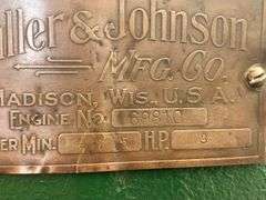 3 HP Fuller & Johnson Engine