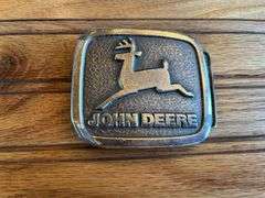 (3) John Deere Belt Buckles