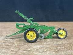 (3) 1/16 John Deere Disk, Plow, Spreader