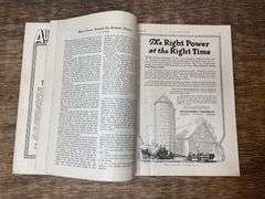 (2) 1917 Gas Review Magazines