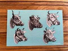 (4) Dairy Postcards
