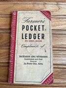 (3) 1950 + 1951 John Deere Farmer’s Pocket Ledger