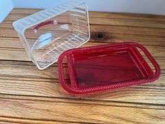 (2) Butter Dishes