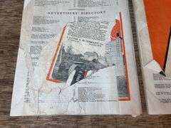 (2) 1917 Gas Review Magazines
