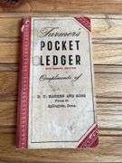 (3) 1950 + 1951 John Deere Farmer’s Pocket Ledger