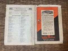 (3) 1915 + 1916 Gas Review Magazines