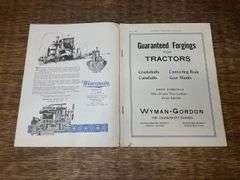 (2) 1921 Chilton Tractor Journal