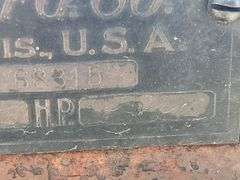 3hp Fuller and Johnson