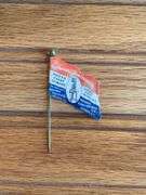 National Cream Separator Celluloid Flag Straight Pin