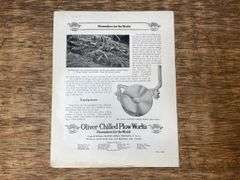 (3) Oliver Chilled Plow Works Sales Literature