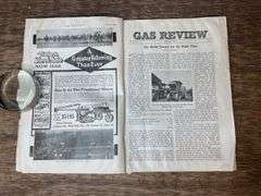 (2) 1917 Gas Review Magazines