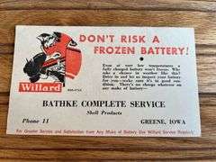 (4) Automotive Advertising Lot