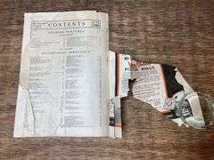 (2) 1917 Gas Review Magazines